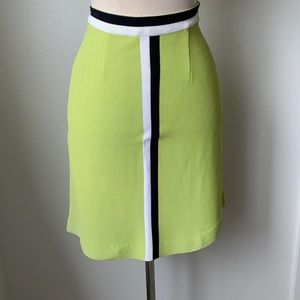 Vintage Dolce & Gabbana Lime Green Mini Skirt 44